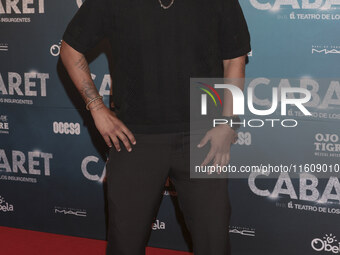 Rafael Balderrama attends the red carpet for the Cabaret the Musical premiere with Itati Cantoral's special participation at Teatro de los I...