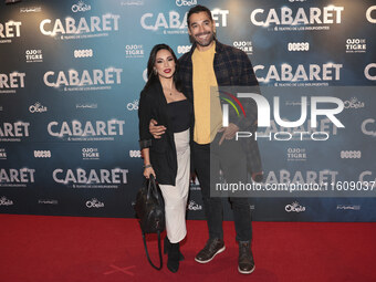 Paola Escalera and Raul Coronado attend the red carpet for the Cabaret the Musical premiere with Itati Cantoral's special participation at T...