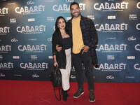 Paola Escalera and Raul Coronado attend the red carpet for the Cabaret the Musical premiere with Itati Cantoral's special participation at T...