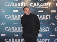 Plutarco Haza attends the red carpet for the Cabaret the Musical premiere with Itati Cantoral's special participation at Teatro de los Insur...