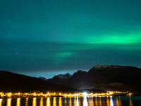 The Aurora Borealis, commonly known as the Northern Lights, are seen in the sky near Tromso, Norway, on September 25, 2024. Experts forecast...