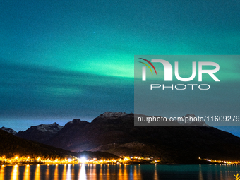 The Aurora Borealis, commonly known as the Northern Lights, are seen in the sky near Tromso, Norway, on September 25, 2024. Experts forecast...