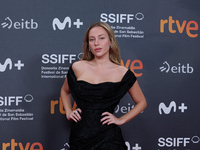 Ester Exposito attends the red carpet for El Llanto during the 72nd San Sebastian International Film Festival in San Sebastian, Spain, on Se...