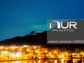 The Aurora Borealis, commonly known as the Northern Lights, are seen in the sky near Tromso, Norway, on September 25, 2024. Experts forecast...