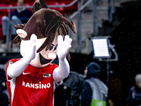 Mascot of AZ Alkmaar during the match AZ vs. Elfsborg at the AZ Stadium for the UEFA Europa League - League phase - Matchday 1 season 2024-2...