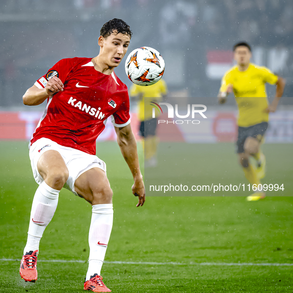 AZ Alkmaar forward Ruben van Bommel during the match AZ - Elfsborg at the AZ Stadium for the UEFA Europa League - League phase - Matchday 1...