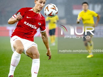 AZ Alkmaar forward Ruben van Bommel during the match AZ - Elfsborg at the AZ Stadium for the UEFA Europa League - League phase - Matchday 1...