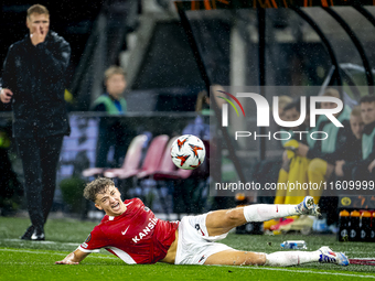 AZ Alkmaar midfielder Sven Mijnans during the match between AZ and Elfsborg at the AZ Stadium for the UEFA Europa League - League phase - Ma...