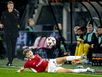 AZ Alkmaar midfielder Sven Mijnans during the match between AZ and Elfsborg at the AZ Stadium for the UEFA Europa League - League phase - Ma...