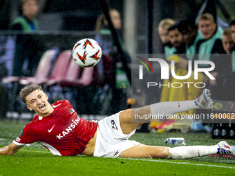 AZ Alkmaar midfielder Sven Mijnans during the match between AZ and Elfsborg at the AZ Stadium for the UEFA Europa League - League phase - Ma...