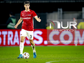 AZ Alkmaar midfielder Wouter Goes plays during the match AZ - Elfsborg at the AZ Stadium for the UEFA Europa League - League phase - Matchda...