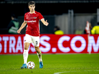 AZ Alkmaar midfielder Wouter Goes plays during the match AZ - Elfsborg at the AZ Stadium for the UEFA Europa League - League phase - Matchda...