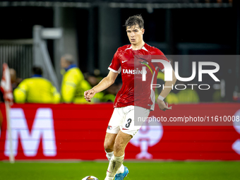 AZ Alkmaar midfielder Wouter Goes plays during the match AZ - Elfsborg at the AZ Stadium for the UEFA Europa League - League phase - Matchda...