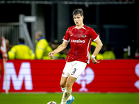 AZ Alkmaar midfielder Wouter Goes plays during the match AZ - Elfsborg at the AZ Stadium for the UEFA Europa League - League phase - Matchda...