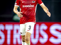 AZ Alkmaar midfielder Wouter Goes plays during the match AZ - Elfsborg at the AZ Stadium for the UEFA Europa League - League phase - Matchda...