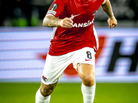 AZ Alkmaar midfielder Jordy Clasie plays during the match AZ - Elfsborg at the AZ Stadium for the UEFA Europa League - League phase - Matchd...