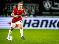 AZ Alkmaar midfielder Jordy Clasie plays during the match AZ - Elfsborg at the AZ Stadium for the UEFA Europa League - League phase - Matchd...