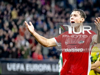 AZ Alkmaar forward Ruben van Bommel celebrates the goal during the match between AZ and Elfsborg at the AZ Stadium for the UEFA Europa Leagu...