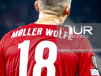 AZ Alkmaar defender David Moller Wolfe plays during the match AZ - Elfsborg at the AZ Stadium for the UEFA Europa League - League phase - Ma...