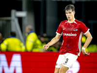 AZ Alkmaar midfielder Wouter Goes plays during the match AZ - Elfsborg at the AZ Stadium for the UEFA Europa League - League phase - Matchda...