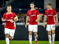 AZ Alkmaar forward Ruben van Bommel celebrates the goal during the match between AZ and Elfsborg at the AZ Stadium for the UEFA Europa Leagu...