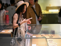 Visitors visit the Nanjing Museum in Nanjing, China, on September 26, 2024. By the end of August 2024, the 6,833 museums officially register...