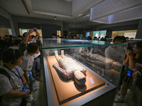 Visitors visit the Nanjing Museum in Nanjing, China, on September 26, 2024. By the end of August 2024, the 6,833 museums officially register...