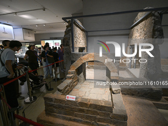 Visitors visit the Nanjing Museum in Nanjing, China, on September 26, 2024. By the end of August 2024, the 6,833 museums officially register...