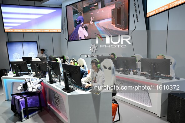 View of the 2024 Tokyo Game Show (TGS2024) in Tokyo, Japan, on September 26, 2024. 