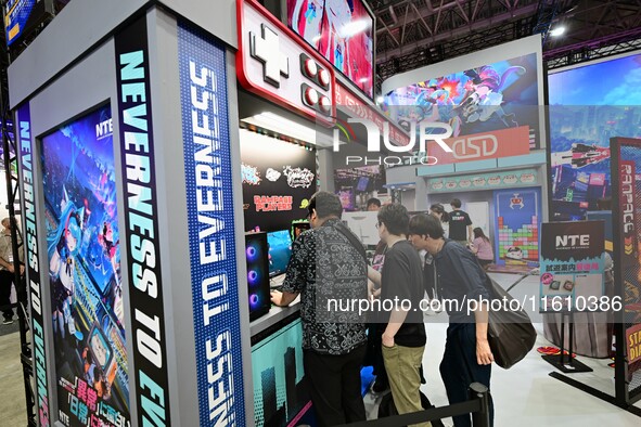 View of the 2024 Tokyo Game Show (TGS2024) in Tokyo, Japan, on September 26, 2024. 