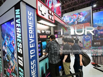 View of the 2024 Tokyo Game Show (TGS2024) in Tokyo, Japan, on September 26, 2024. (