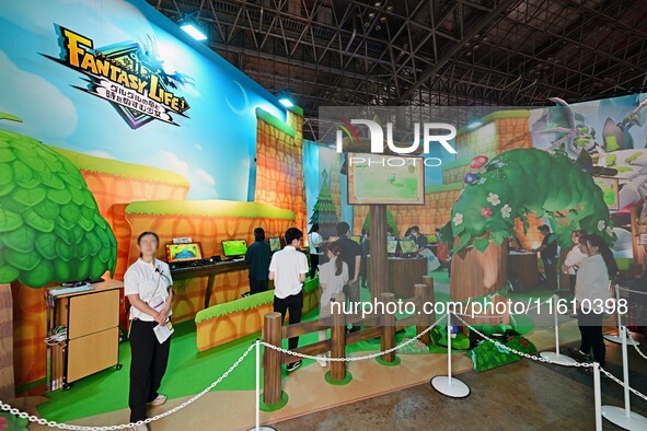 View of the 2024 Tokyo Game Show (TGS2024) in Tokyo, Japan, on September 26, 2024. 