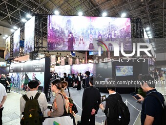 View of the 2024 Tokyo Game Show (TGS2024) in Tokyo, Japan, on September 26, 2024. (