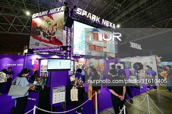 View of the 2024 Tokyo Game Show (TGS2024) in Tokyo, Japan, on September 26, 2024. 