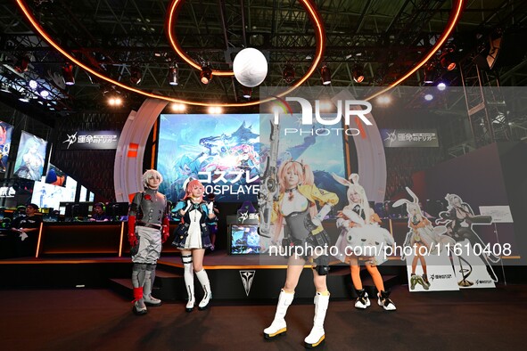 View of the 2024 Tokyo Game Show (TGS2024) in Tokyo, Japan, on September 26, 2024. 