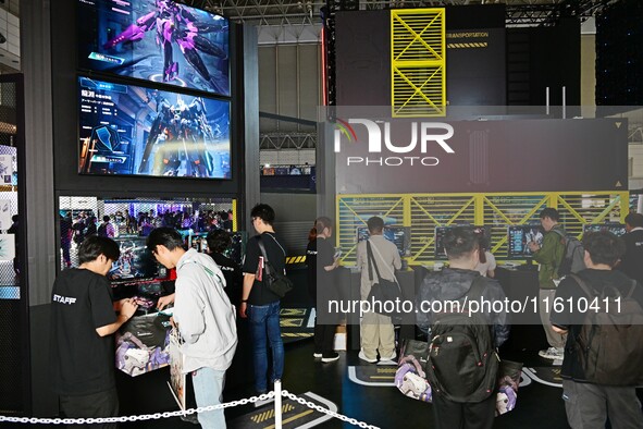 View of the 2024 Tokyo Game Show (TGS2024) in Tokyo, Japan, on September 26, 2024. 