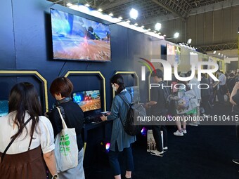 View of the 2024 Tokyo Game Show (TGS2024) in Tokyo, Japan, on September 26, 2024. (