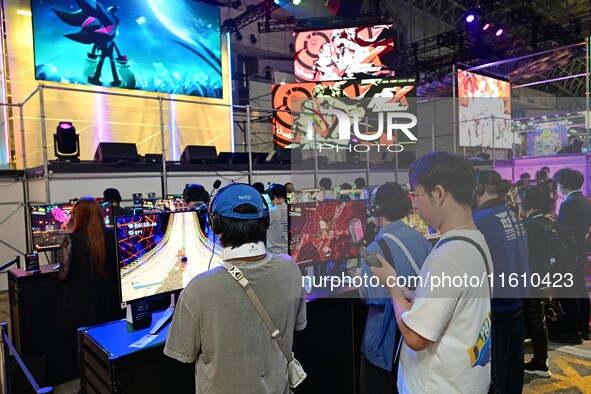 View of the 2024 Tokyo Game Show (TGS2024) in Tokyo, Japan, on September 26, 2024. 