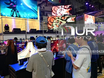 View of the 2024 Tokyo Game Show (TGS2024) in Tokyo, Japan, on September 26, 2024. (