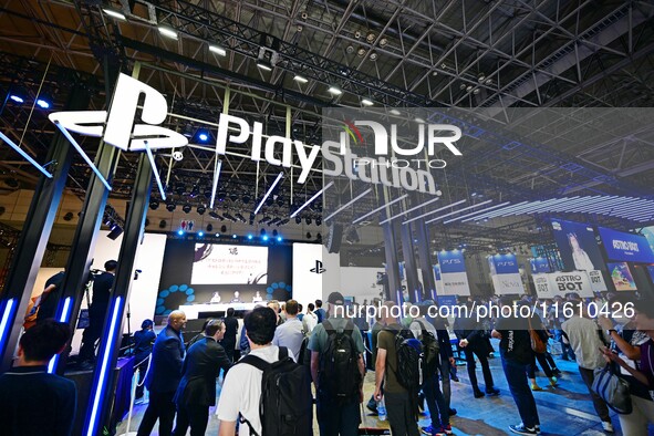 View of the 2024 Tokyo Game Show (TGS2024) in Tokyo, Japan, on September 26, 2024. 