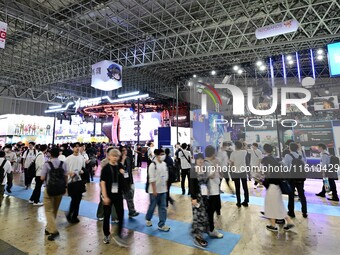 View of the 2024 Tokyo Game Show (TGS2024) in Tokyo, Japan, on September 26, 2024. (