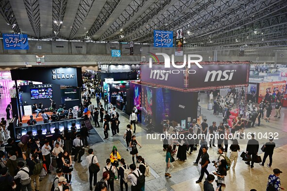 View of the 2024 Tokyo Game Show (TGS2024) in Tokyo, Japan, on September 26, 2024. 