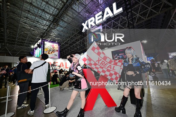 View of the 2024 Tokyo Game Show (TGS2024) in Tokyo, Japan, on September 26, 2024. 