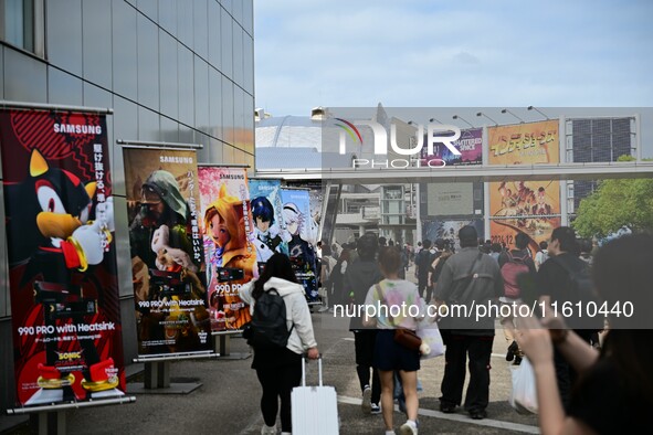 View of the 2024 Tokyo Game Show (TGS2024) in Tokyo, Japan, on September 26, 2024. 