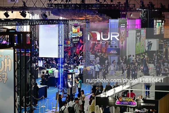 View of the 2024 Tokyo Game Show (TGS2024) in Tokyo, Japan, on September 26, 2024. 