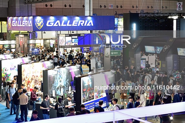 View of the 2024 Tokyo Game Show (TGS2024) in Tokyo, Japan, on September 26, 2024. 