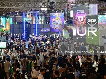 View of the 2024 Tokyo Game Show (TGS2024) in Tokyo, Japan, on September 26, 2024. (