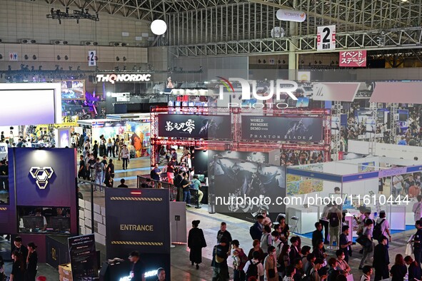 View of the 2024 Tokyo Game Show (TGS2024) in Tokyo, Japan, on September 26, 2024. 