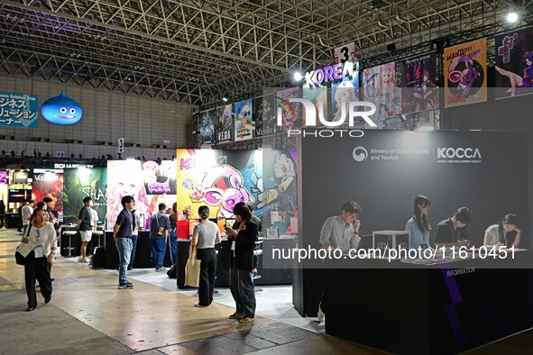 View of the 2024 Tokyo Game Show (TGS2024) in Tokyo, Japan, on September 26, 2024. 