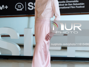 Tilda Swinton attends the Photocall for ''La Habitacion de al lado'' during the 72nd San Sebastian International Film Festival in San Sebast...